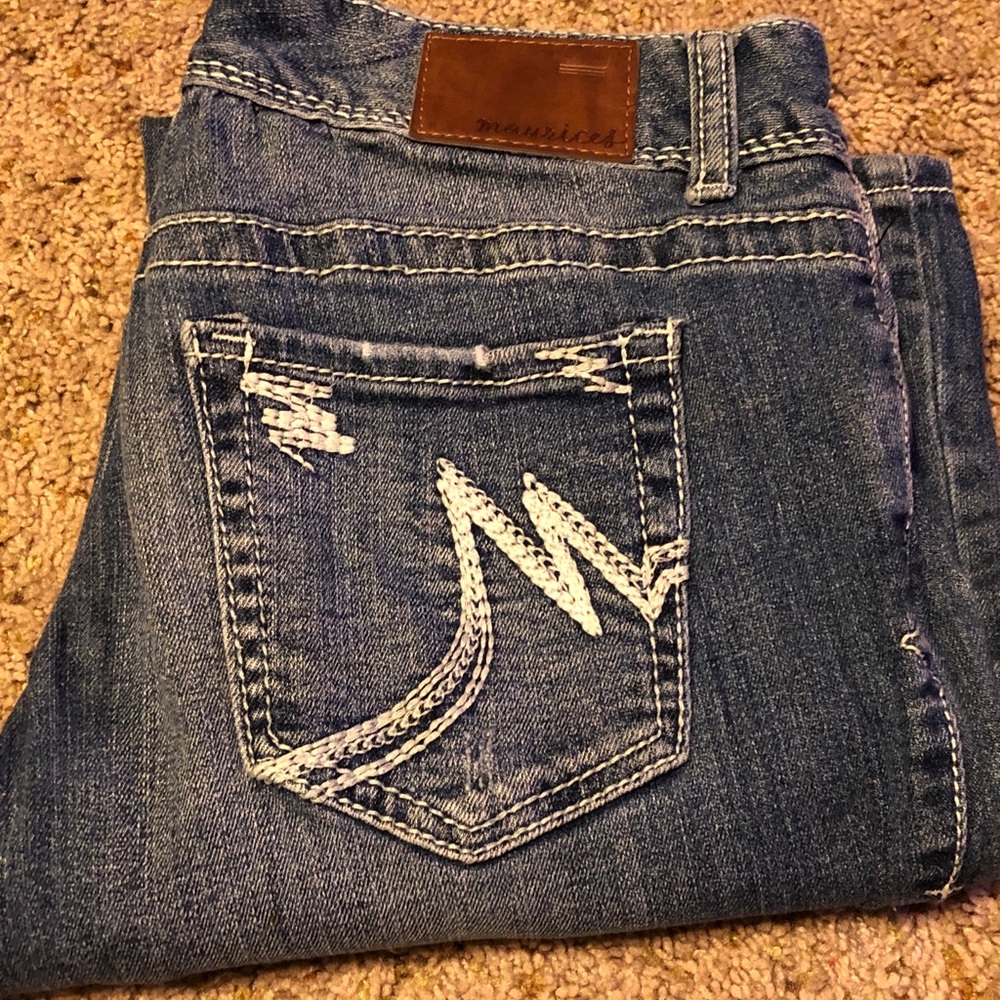 Maurice’s original jeans, size 3/4 long